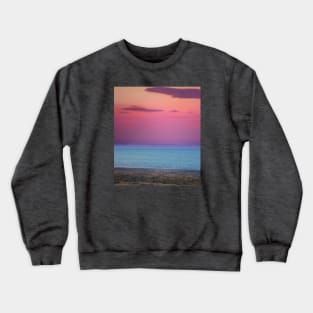 Synthwave Beach Crewneck Sweatshirt